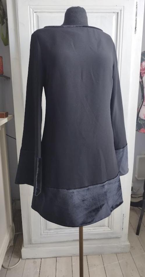 Zwarte korte feestjurk Nicole Cadine maat S, Kleding | Dames, Gelegenheidskleding, Zo goed als nieuw, Cocktailjurk, Maat 36 (S)