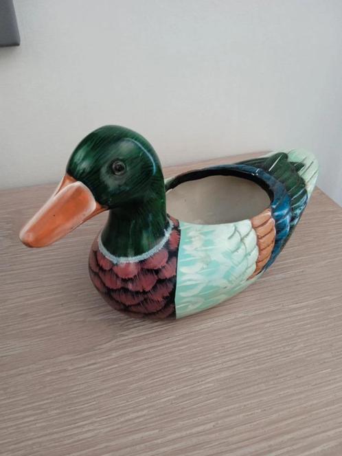 Vintage keramische eend, Antiek en Kunst, Antiek | Keramiek en Aardewerk, Ophalen of Verzenden