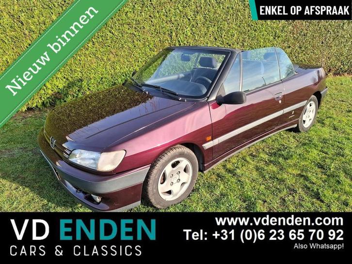 Peugeot 306 Cabriolet 1.8 - 1996, Auto's, Oldtimers, Bedrijf, Te koop, Alarm, Centrale vergrendeling, Elektrische buitenspiegels