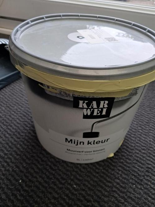 Karwei verf, Doe-het-zelf en Bouw, Verf, Beits en Lak, Zo goed als nieuw, Verf, Ophalen