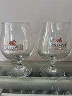 2 bierglazen Belle-vue Kriek, Ophalen, Zo goed als nieuw
