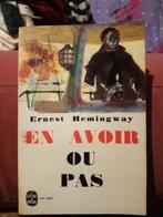 Hemingway En avoir ou pas, Livres, Romans, Comme neuf, Ernest Hemingway, Enlèvement, Amérique