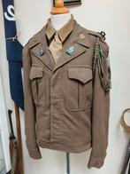 Origineel Ike jacket 1944 2nd ID, gi bekend, Verzamelen, Militaria | Tweede Wereldoorlog, Ophalen of Verzenden