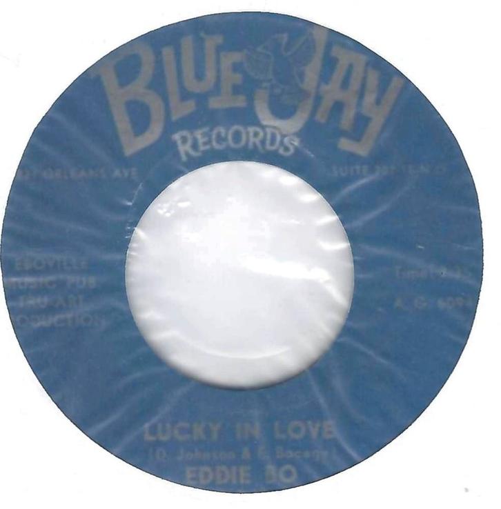 Eddie Bo – Lucky In Love / The river of tears, Cd's en Dvd's, Vinyl Singles, Zo goed als nieuw, Single, R&B en Soul, 7 inch, Ophalen of Verzenden