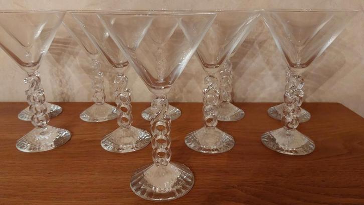 Kristal Martini Millennium glazen, Verzamelen, Glas en Drinkglazen, Ophalen of Verzenden