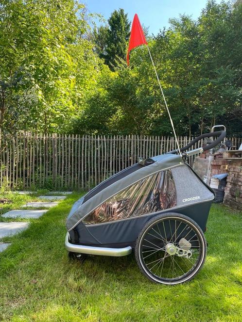 Croozer Kid Vaaya 2 fietskar - Heel goede staat, voor 2 kids, Fietsen en Brommers, Fietsaccessoires | Aanhangwagens en Karren