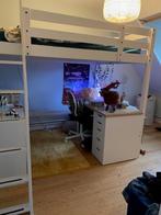 Hoogslaper Ikea STORA 140x200 cm, Maison & Meubles, Chambre à coucher | Lits superposés & Lits mezzanines, Enlèvement, Lit mezzanine