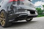 Zwart Black Dubbele uitlaat trim tip Geschikt Voor VW Golf 8, Verzenden