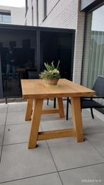 Houten tafel voor binnen of buiten, Huis en Inrichting, Tafels | Eettafels, Ophalen, Zo goed als nieuw