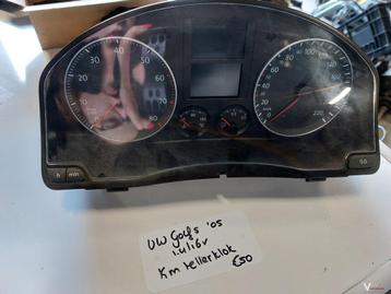 VW Golf 5 1.4/16v km tellerklok '05 beschikbaar voor biedingen