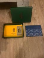 Goyard card holder, Ophalen of Verzenden, Nieuw, Blauw, Leder
