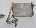 Sac à bandoulière Nathan Baume beige métallique, Enlèvement ou Envoi, Utilisé, Beige, Sac à bandoulière