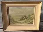 Huile sur toile le calme signe j van der elst, Ophalen of Verzenden