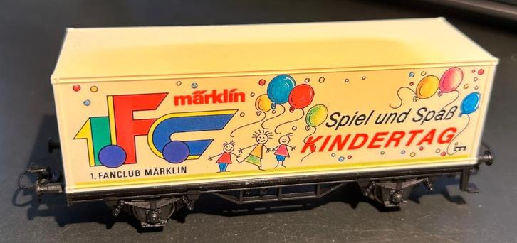 2989. H0 Märklin containerwagen., Hobby en Vrije tijd, Modeltreinen | H0, Gebruikt, Wagon, Märklin, Ophalen of Verzenden