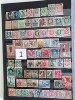 Lot 400 gebruikte postzegels van België 1850 tot heden, Ophalen of Verzenden, Gestempeld, Frankeerzegel