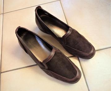Bruine lederen schoenen, maat 38 merk Sensible beschikbaar voor biedingen