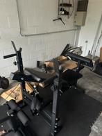 Banc de musculation universel GS005 + set d'haltères 108 KG, Sport en Fitness, Ophalen, Zo goed als nieuw