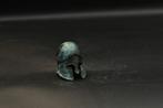 Bronzen miniatuur helm, Ophalen of Verzenden, Brons