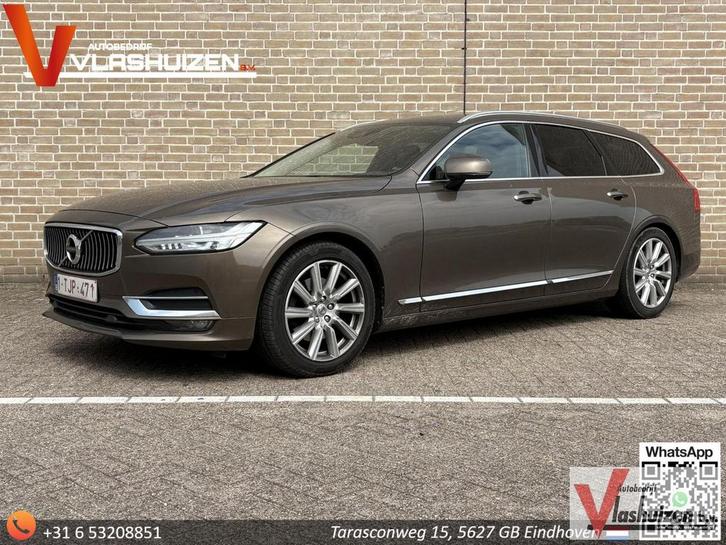 Volvo V90 2.0 D4 Inscription Automaat | € 8.950 NETTO! | Led, Auto's, Volvo, Bedrijf, V90, ABS, Adaptive Cruise Control, Airbags