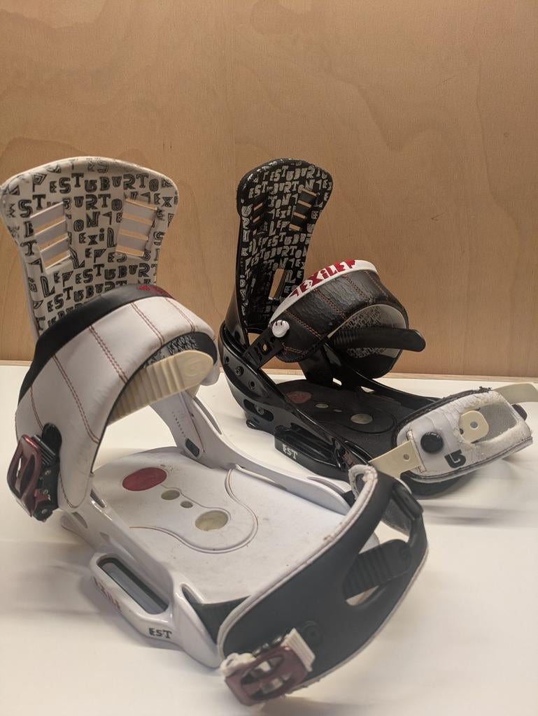 Burton est bindingen plus wedze boots maat 45, Sports & Fitness, Snowboard, Fixations, Enlèvement