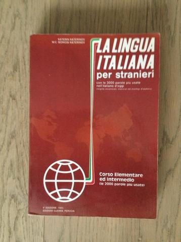 Studieboek Italiaans La lingua italiana per stranieri beschikbaar voor biedingen