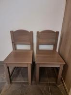 Houten kinderstoel 2 stuks, Kinderen en Baby's, Kinderkamer | Tafels en Stoelen, Ophalen, Zo goed als nieuw