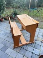 Houten rustieke bureau, Ophalen, Gebruikt, Bureau