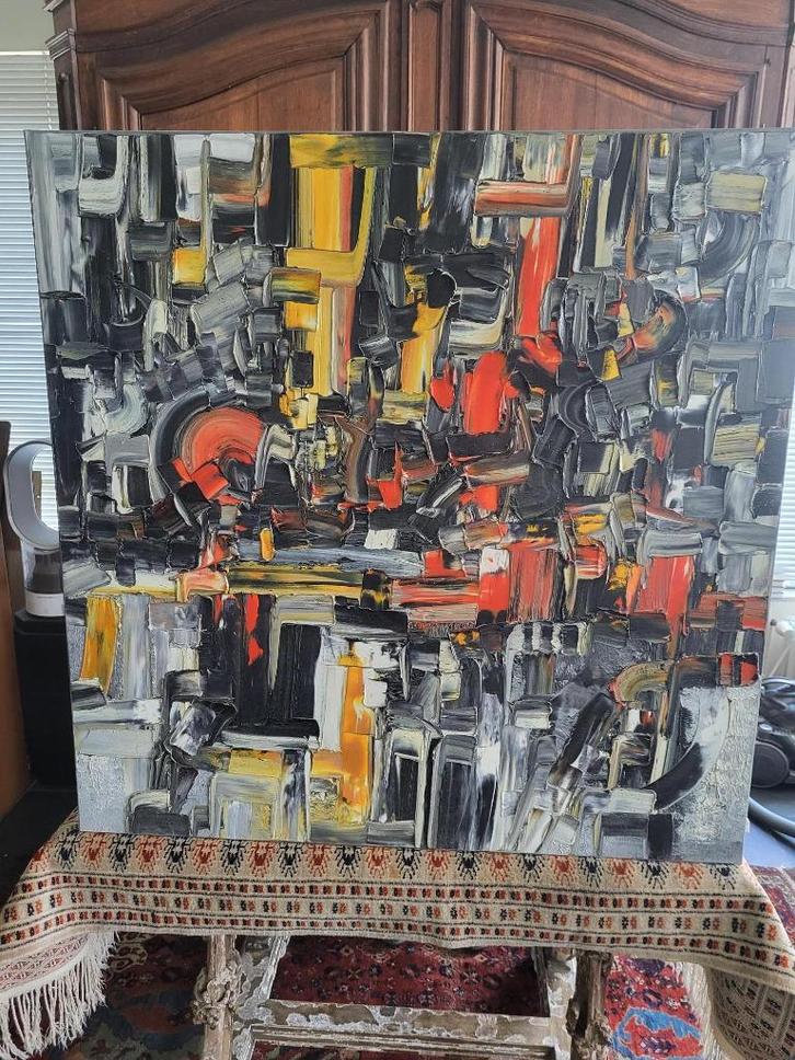 uniek schilderij CANTAIS, Antiek en Kunst, Kunst | Schilderijen | Abstract, Ophalen