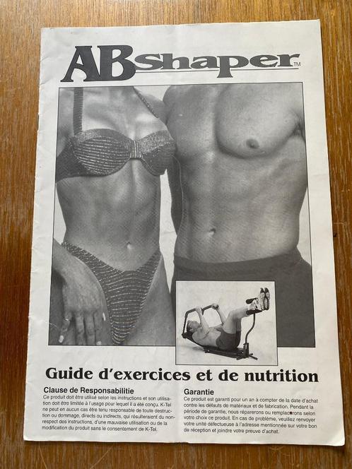 AB Shaper, Sports & Fitness, Appareils de fitness, Comme neuf, Couché, Jambes, Abdominaux, Métal, Enlèvement ou Envoi