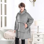 Lushforest Hoodie Deken Grijs Hoodie Blanket Fleece Snuggle, Ophalen of Verzenden, Grijs