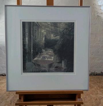 Piet bekaert - litho - ingekaderd achter glas beschikbaar voor biedingen