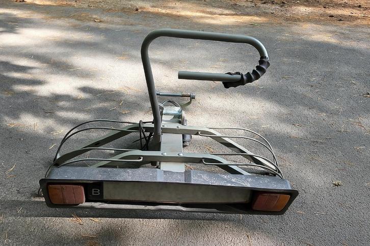 Fietsendrager trekhaak voor 2 niet-elektrische fietsen, Auto diversen, Fietsendragers, Gebruikt, Trekhaakdrager, 2 fietsen, Elektrische fiets