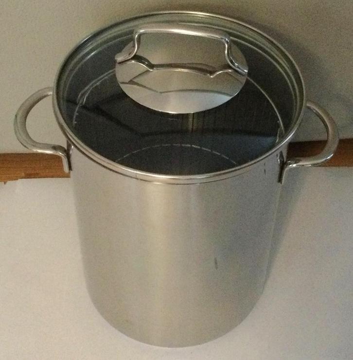 WMF aspergepan RVS (16 cm), Maison & Meubles, Cuisine | Casseroles & Poêles, Comme neuf, Autres types, Autres matériaux, Plaques à induction