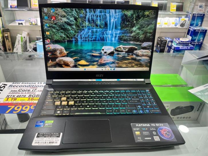 PC portable MSI Katana 15 B13V Core I7 4070 8GB vram 1TB, Computers en Software, Desktop Pc's, Zo goed als nieuw, 4 Ghz of meer