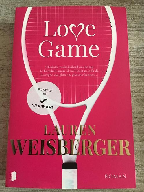 Lauren Weisberger - Love Game, Livres, Littérature, Comme neuf, Enlèvement