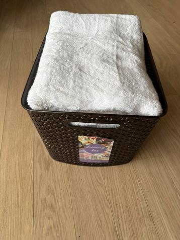 Opbergdoos 43 x 34 x H 29 cm bruin beschikbaar voor biedingen