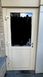 Achterdeur buitendeur, Doe-het-zelf en Bouw, Deuren en Vliegenramen, Ophalen, 80 tot 100 cm, Glas, 200 tot 215 cm