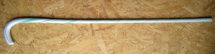 Canne de conscrit Murano opaline torsadée: Circa:1865-1890., Antiquités & Art, Antiquités | Verre & Cristal, Enlèvement