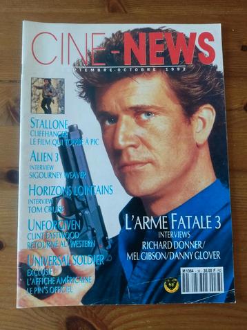 Magazines Ciné-News (Rare) Stallone Cliffhanger, Enlèvement, Utilisé