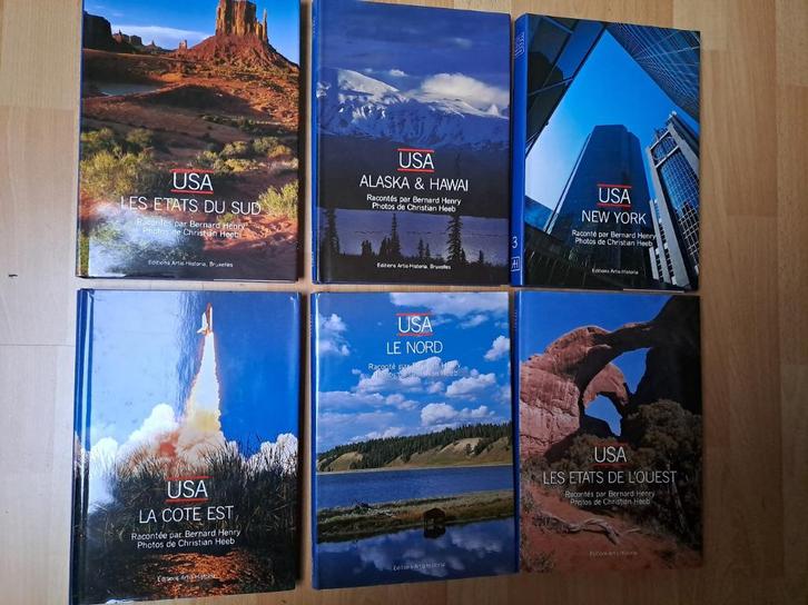 Lot de 6 livres sur les régions des USA, Boeken, Prentenboeken en Plaatjesalbums, Nieuw, Ophalen of Verzenden
