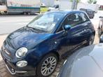Fiat 500/2018/1200 benz./53.900km/11.000€, Parkeersensor, Blauw, Leder, Bedrijf