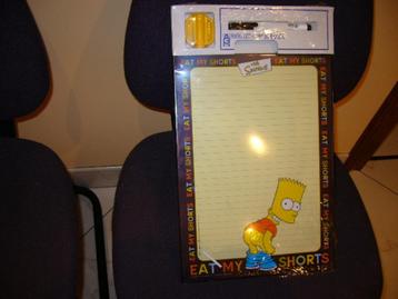 Nieuw the simpsons schrijfbord met stift disponible aux enchères