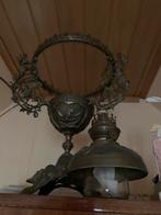 Koperen ouderwetse lamp, Antiek en Kunst, Ophalen, Koper