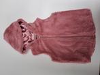 Mt 122-128 Roze nepbonten bodywarmer met kap, Gebruikt, Meisje, Knot so bad, Ophalen of Verzenden