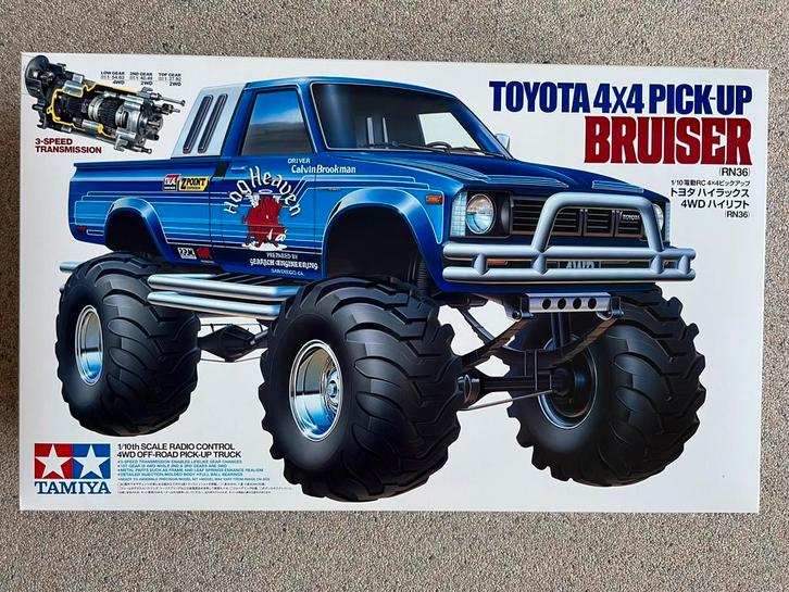 Tamiya Toyota 4x4 Pick-Up Bruiser, Hobby en Vrije tijd, Modelbouw | Radiografisch | Auto's, Zo goed als nieuw, Auto offroad, Elektro