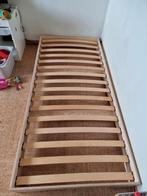 Eenpersoonsbed hout Smartwood, Huis en Inrichting, Slaapkamer | Matrassen en Bedbodems, Ophalen, Zo goed als nieuw, Matras