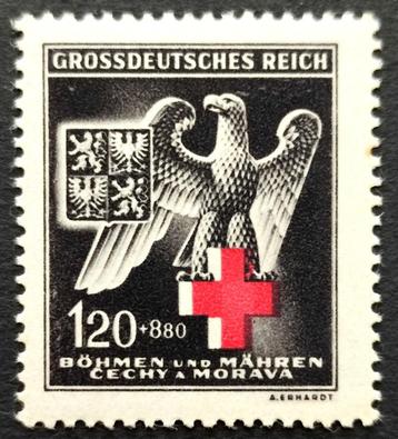 Deutsches Rotes Kreuz Bohemen & Moravië 1943 POSTFRIS