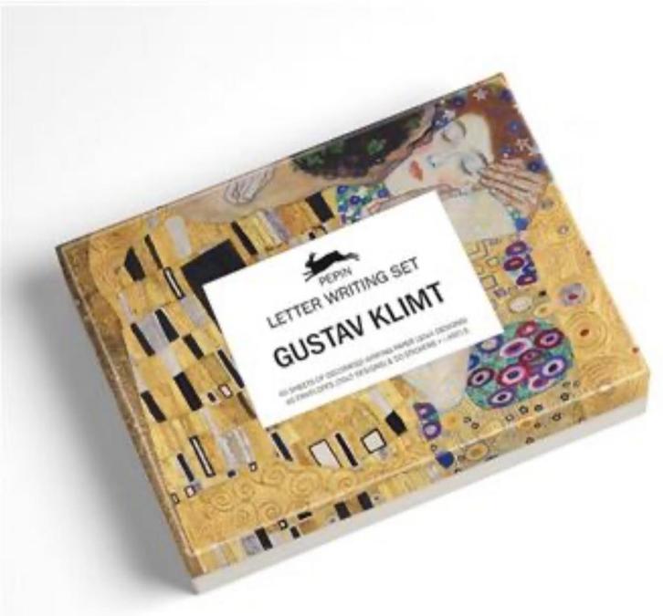 Gustaf Klimt Pepin Letter Weiting Set, Diversen, Cadeaupapier, Nieuw, Ophalen