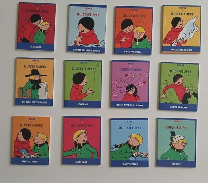 BD 12 petits formats Quick et Flupke Hergé Extraits, Livres, BD, Comme neuf, Plusieurs BD, Enlèvement ou Envoi