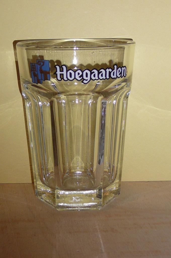 2 Bierglazen Hoegaarden  0,5 liter, Verzamelen, Glas en Drinkglazen, Bierglas, Ophalen of Verzenden